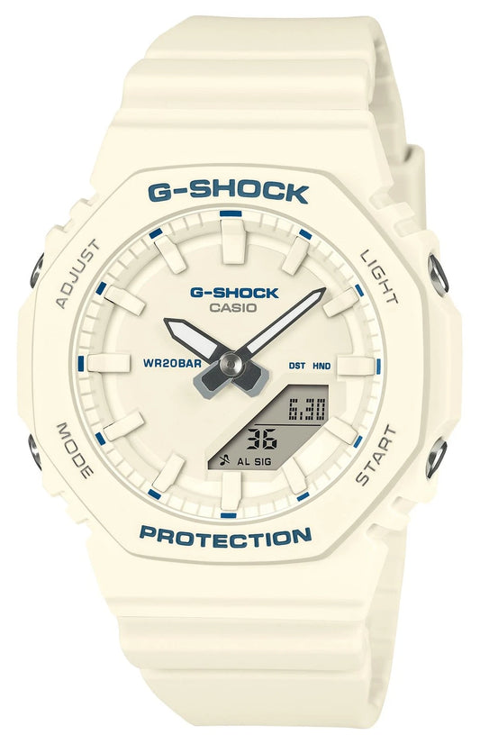Casio G-SHOCK GMA-P2100BA-7AJF Ivory White & Blue Watch