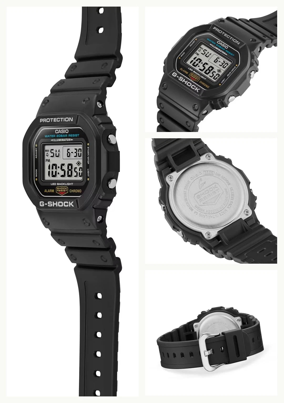 Casio G-SHOCK DW-5600UE-1DR Digital Black Watch