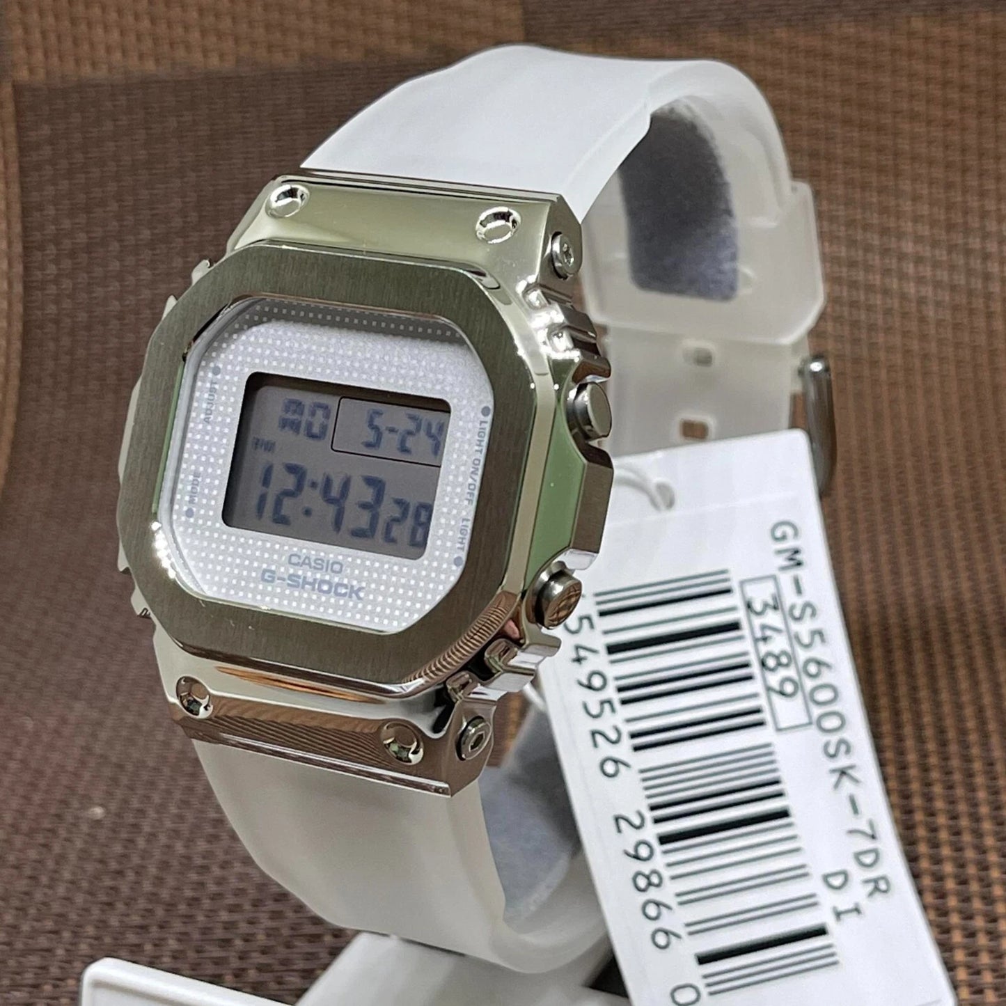 Casio G-SHOCK GM-S5600SK-7DR Women’s Transparent Watch