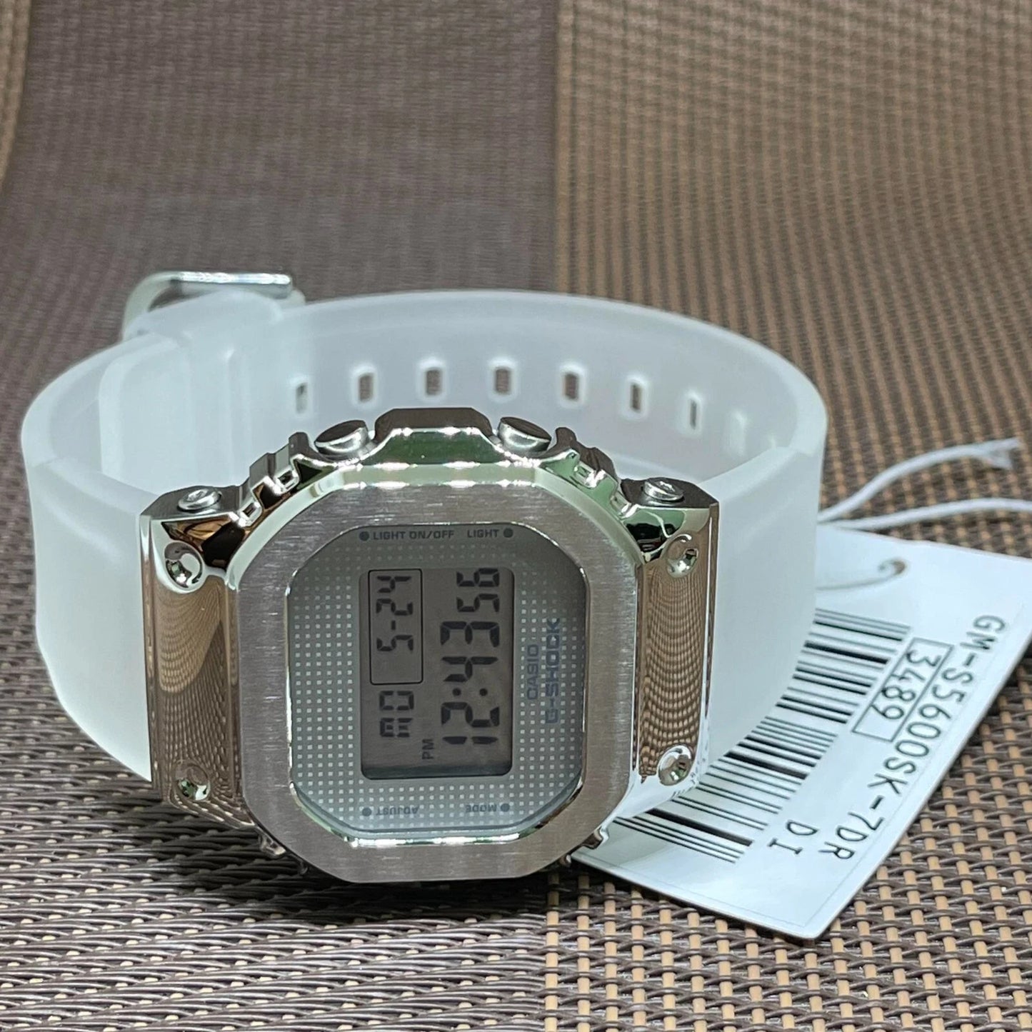 Casio G-SHOCK GM-S5600SK-7DR Women’s Transparent Watch
