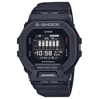 G-SHOCK GBD-200-1DR G-SQUAD Bluetooth Sports Watch – Black