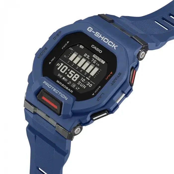 G-SHOCK GBD-200-2DR G-SQUAD Bluetooth Sports Watch – Blue