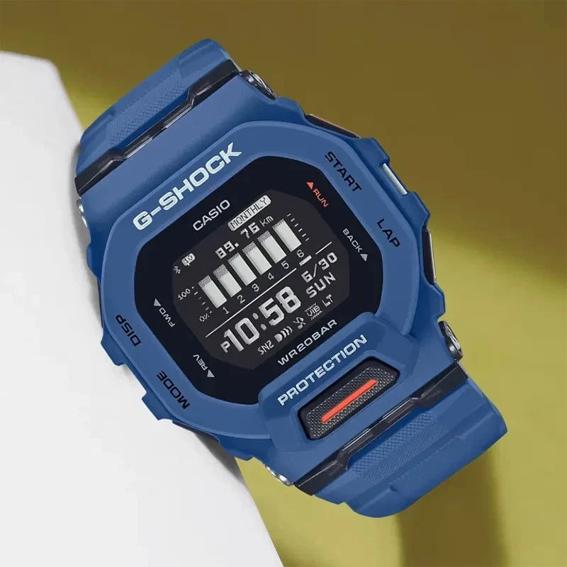 G-SHOCK GBD-200-2DR G-SQUAD Bluetooth Sports Watch – Blue