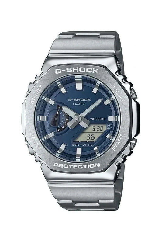 G-SHOCK GM-2110D-2B Blue Dial Full-Metal Watch