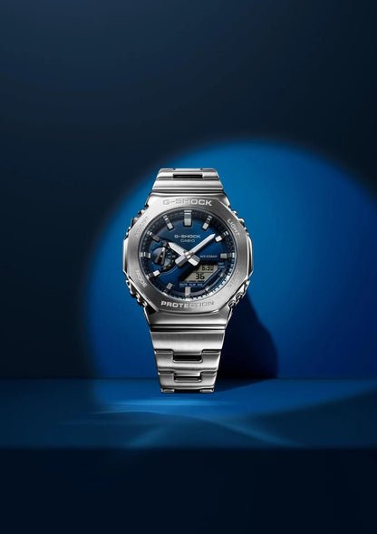 G-SHOCK GM-2110D-2B Blue Dial Full-Metal Watch