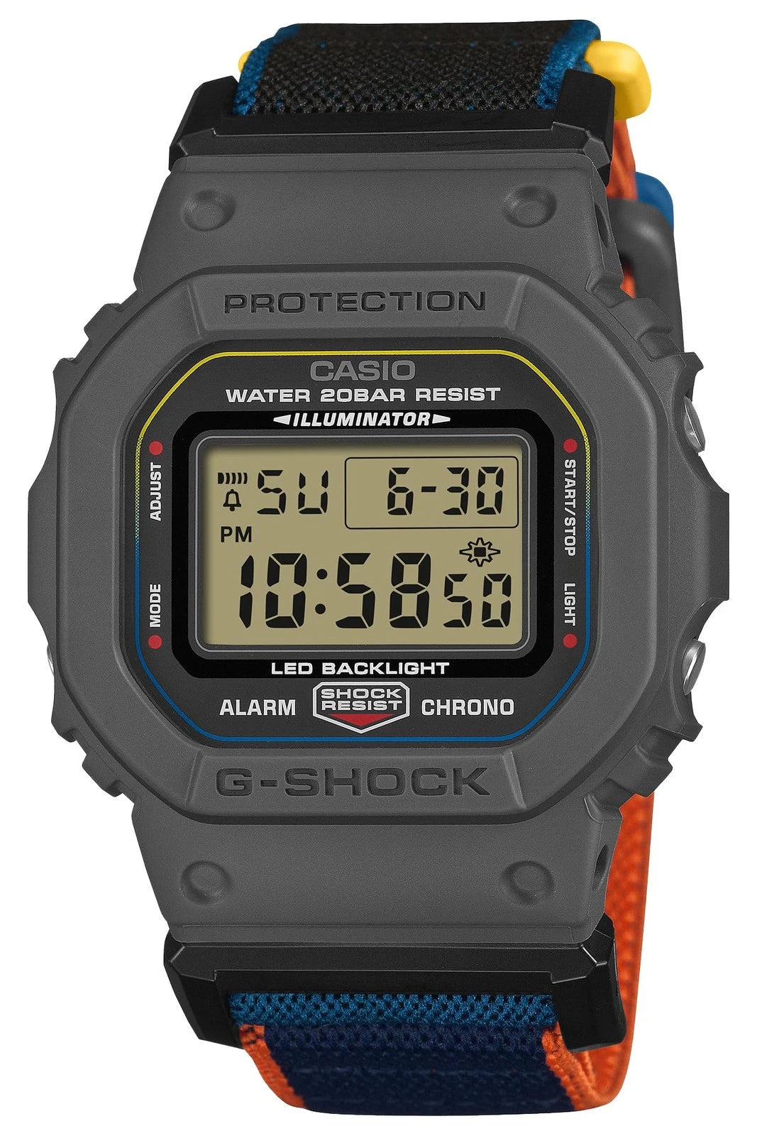 G-SHOCK DW-5600MNC-8A2JF Grey Cloth Band Japan Edition
