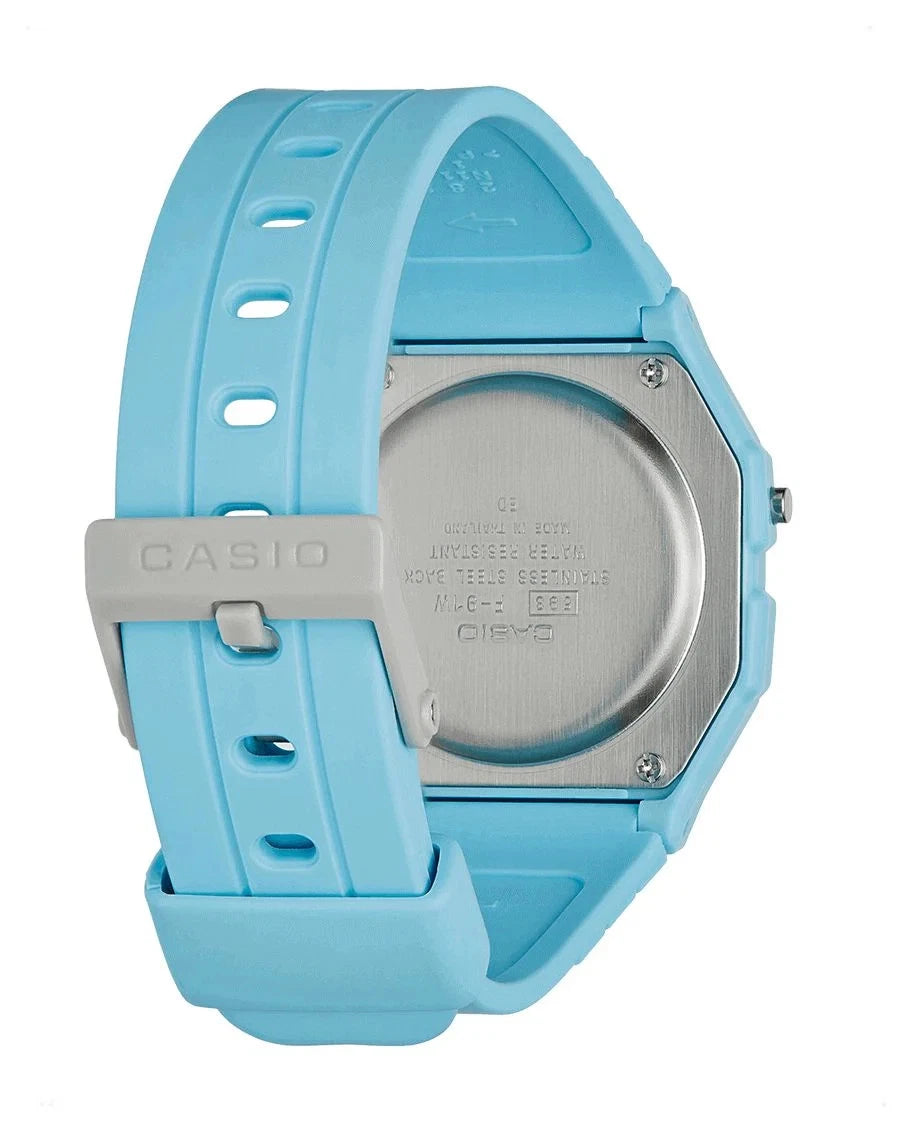 Casio F-91WC-2A Blue Digital Unisex Resin Watch