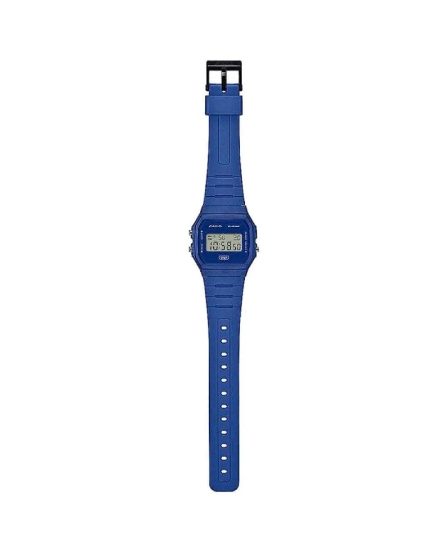 Casio F-91WB-2A1 Blue Digital Unisex Bio-Based Resin Watch