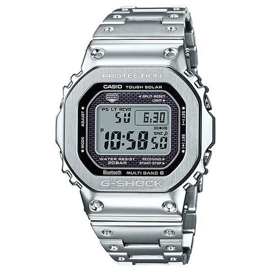 Casio G-SHOCK GMW-B5000D-1JF Full Metal Silver Watch