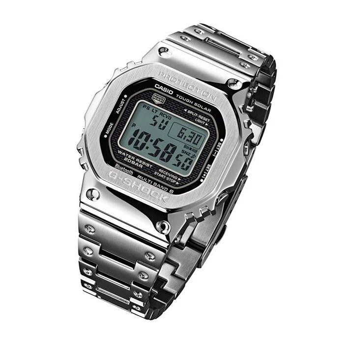 Casio G-SHOCK GMW-B5000D-1JF Full Metal Silver Watch
