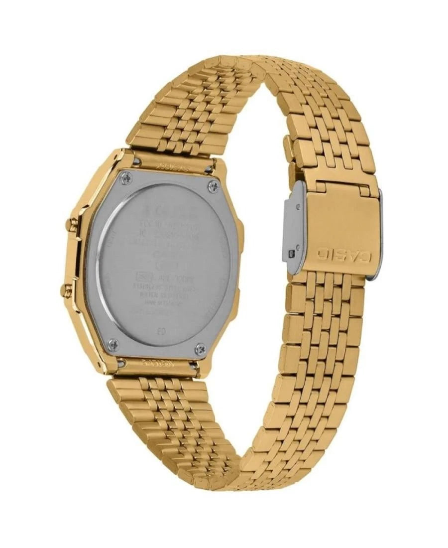CASIO ABL-100WEG-9A Gold Bluetooth Digital Watch with Step Tracker