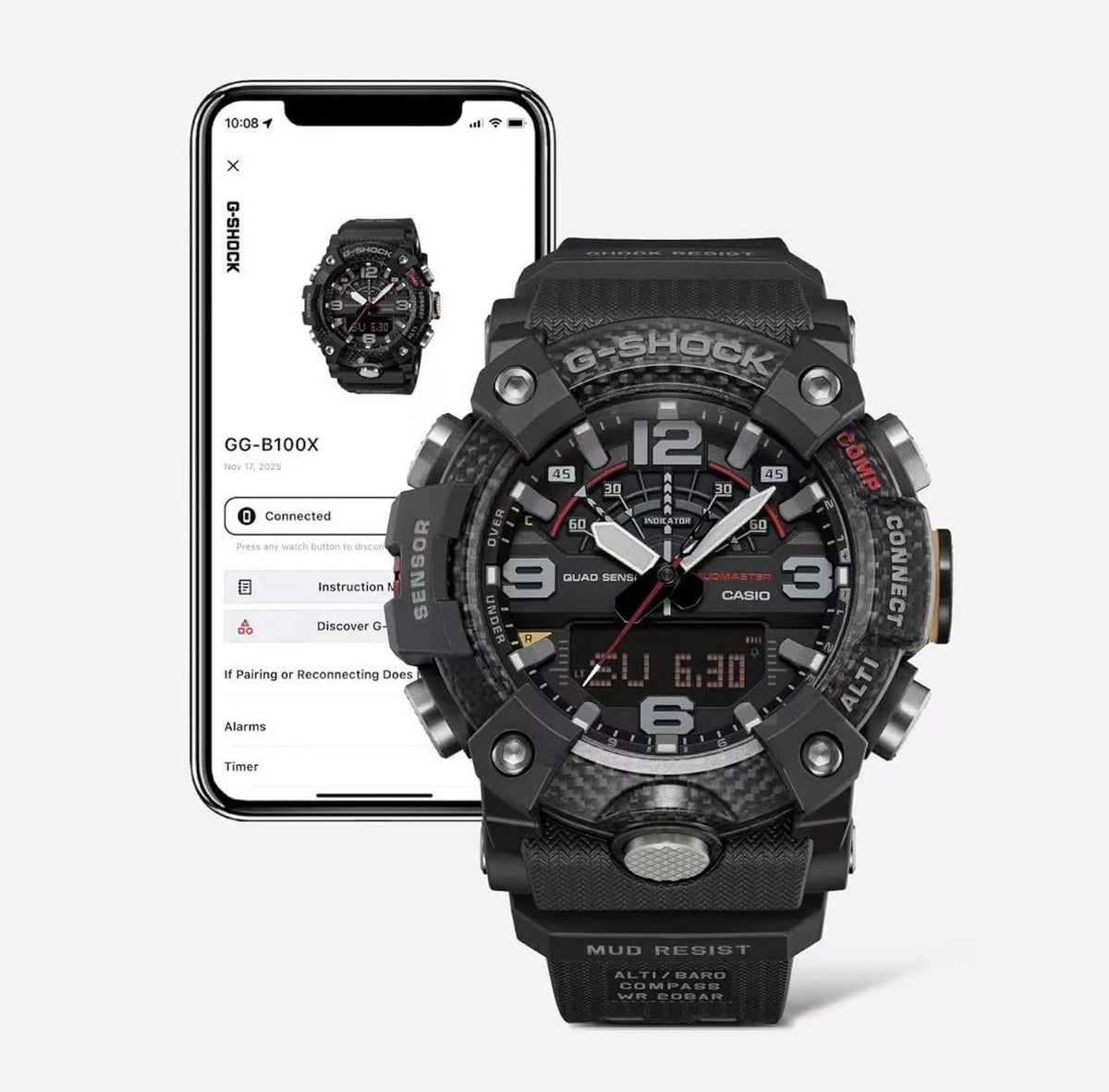 Casio G-SHOCK GG-B100X-1ADR MUDMASTER Watch
