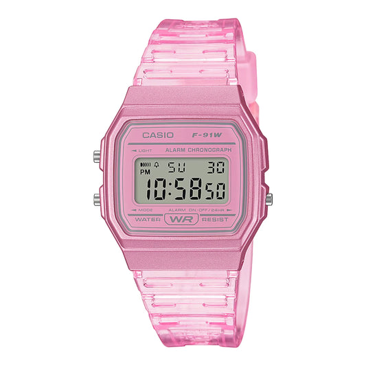 Casio F-91WS-4DF Pink Digital Watch