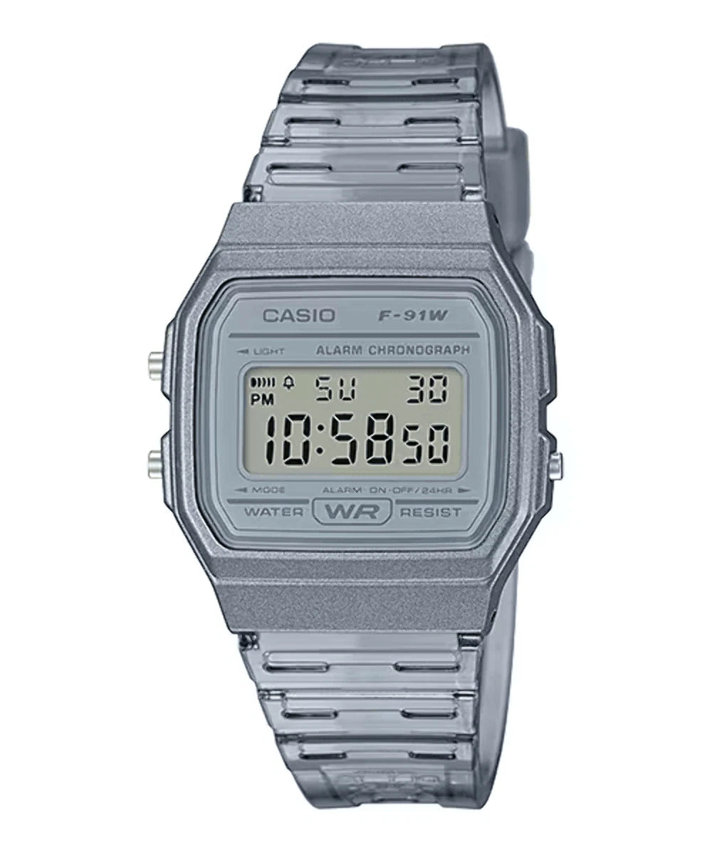 Casio F-91WS-8DF Grey Digital Watch