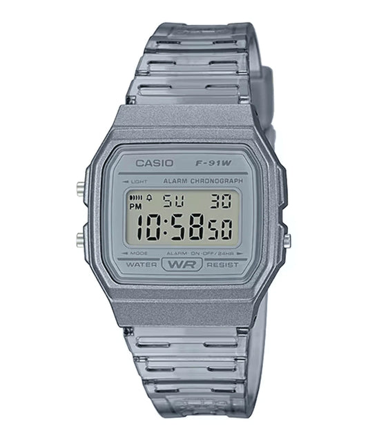 Casio F-91WS-8DF Grey Digital Watch
