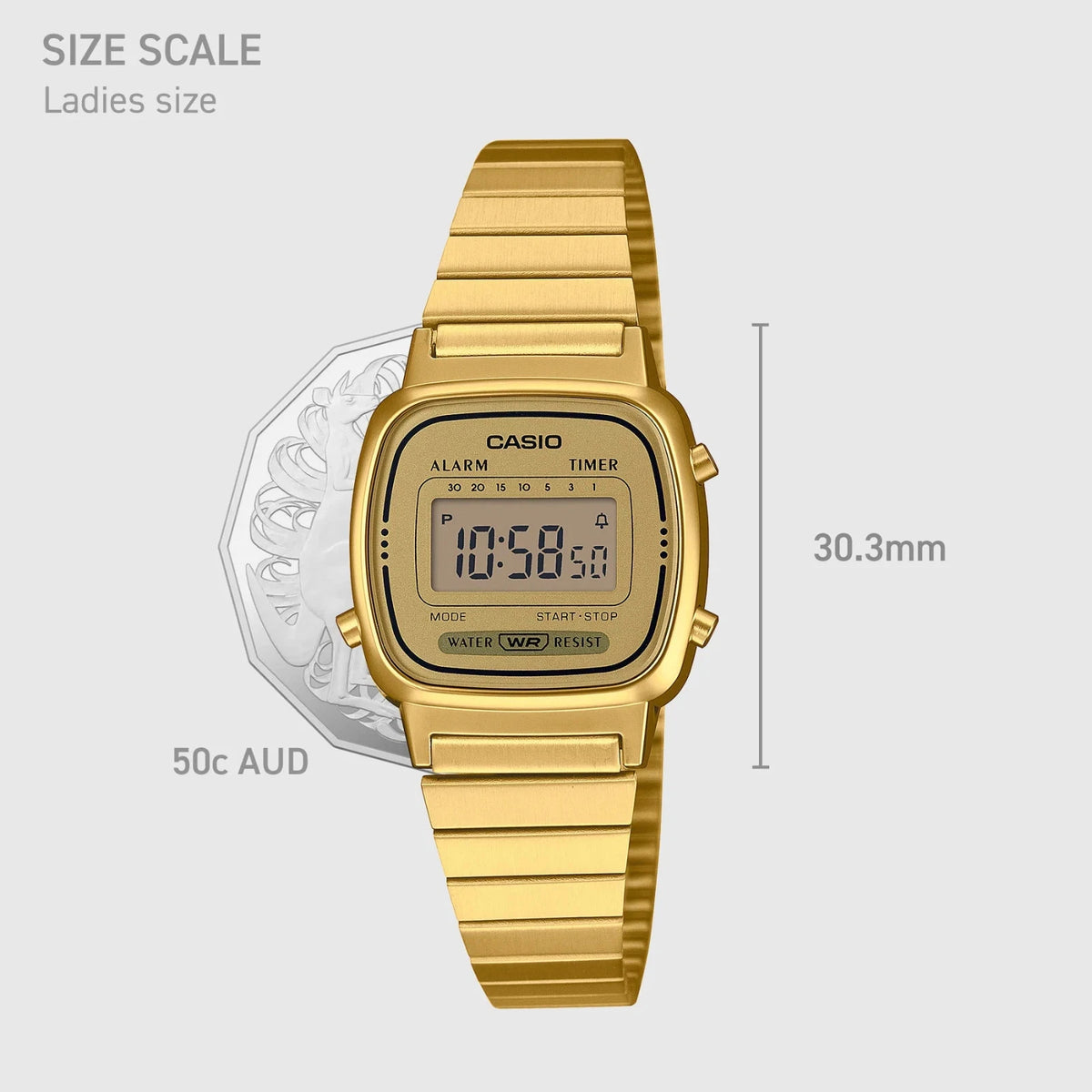 Casio LA670WGA-9DF Vintage Digital Watch