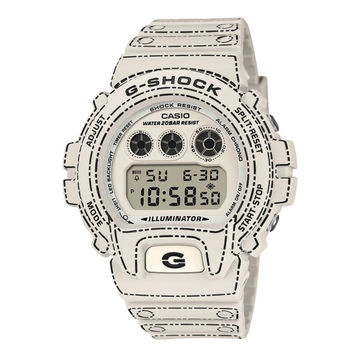 Casio G-SHOCK DW-6900RGM-5JR Origami White Limited Edition – Made in Japan