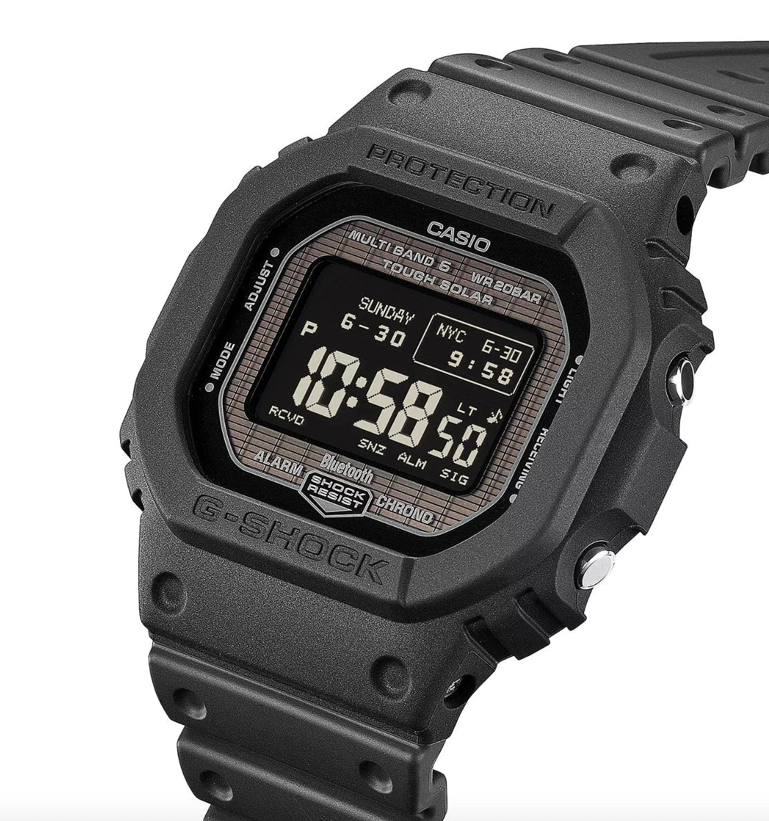 ساعة G-SHOCK GW-BX5600-1A1DR Tough Solar بتقنية البلوتوث - أسود