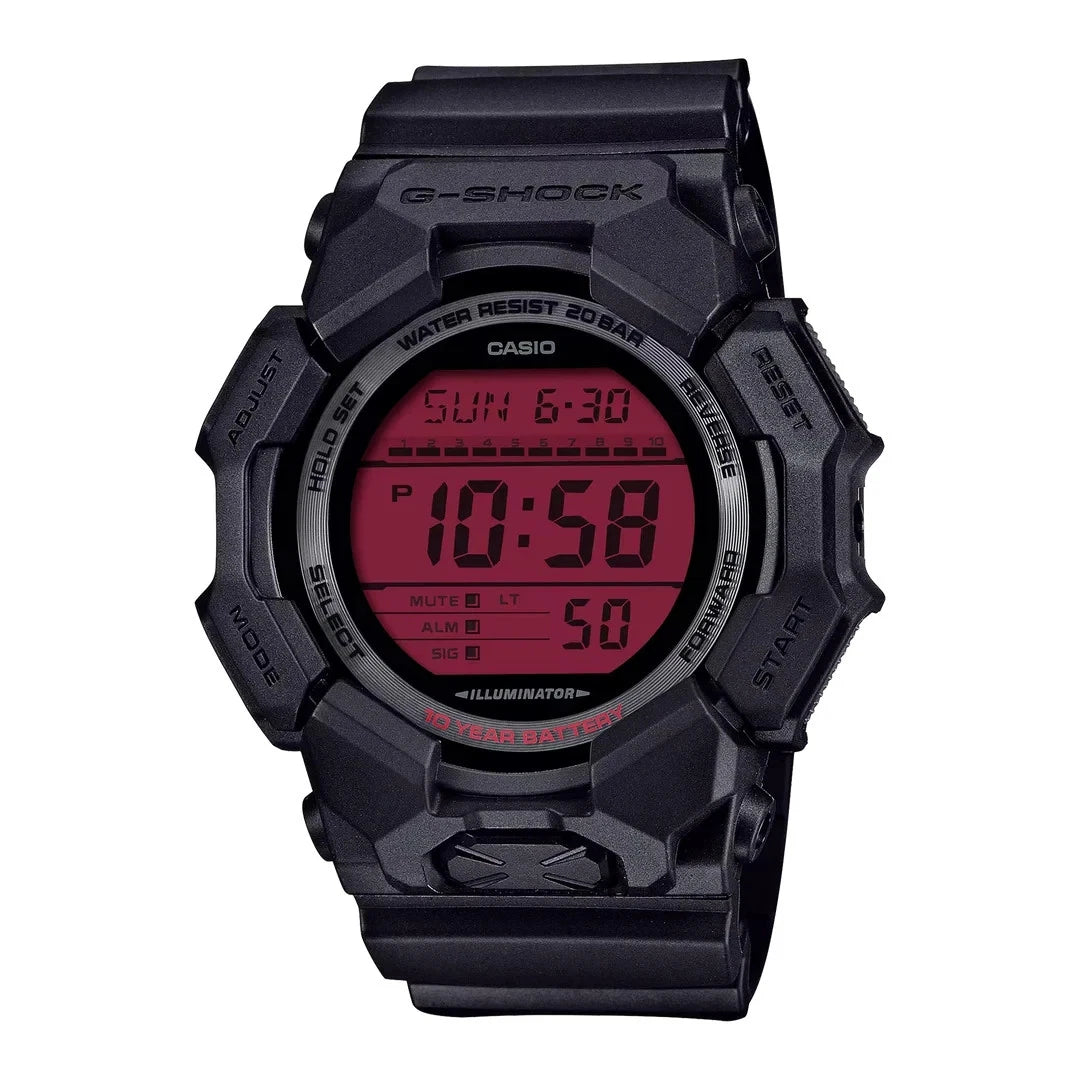 Casio G-SHOCK GD-010BBR-1DR Black & Red Digital Watch