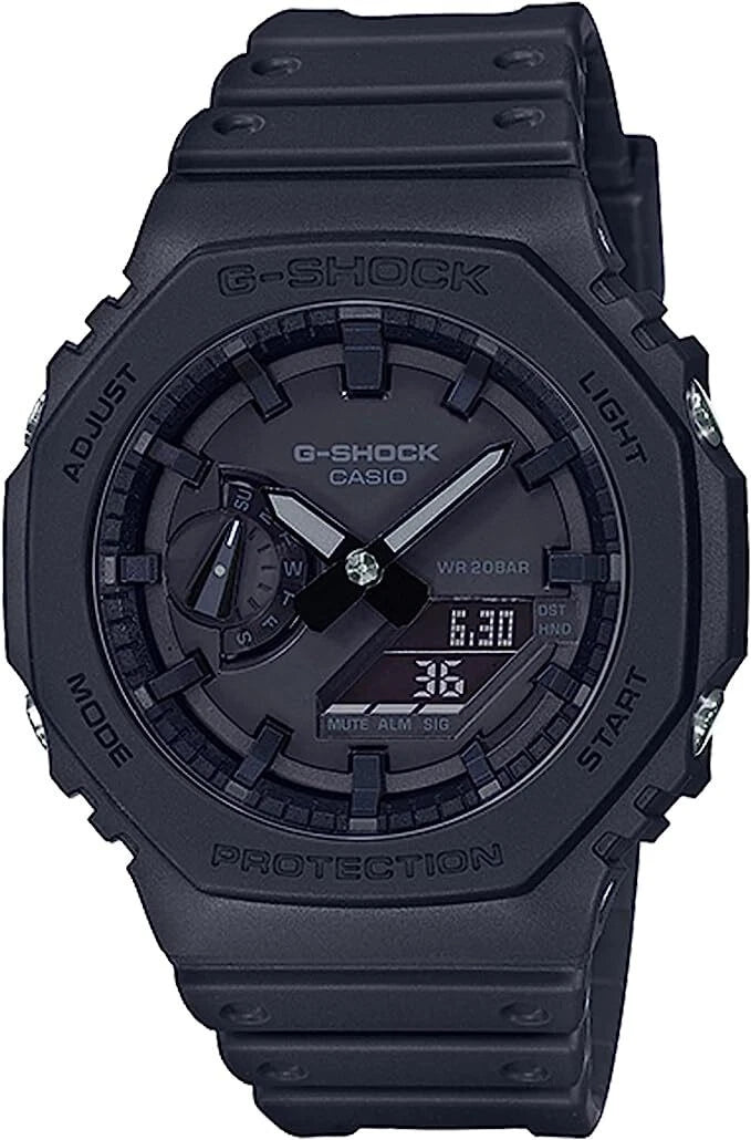 Casio G-SHOCK GA-2100-1A1ER Carbon Core Guard All Black Watch