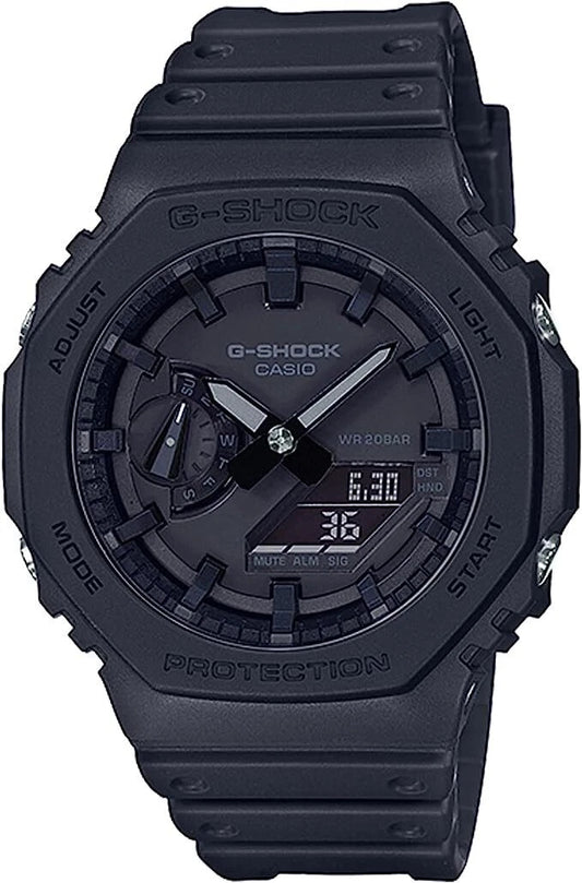 Casio G-SHOCK GA-2100-1A1ER Carbon Core Guard All Black Watch