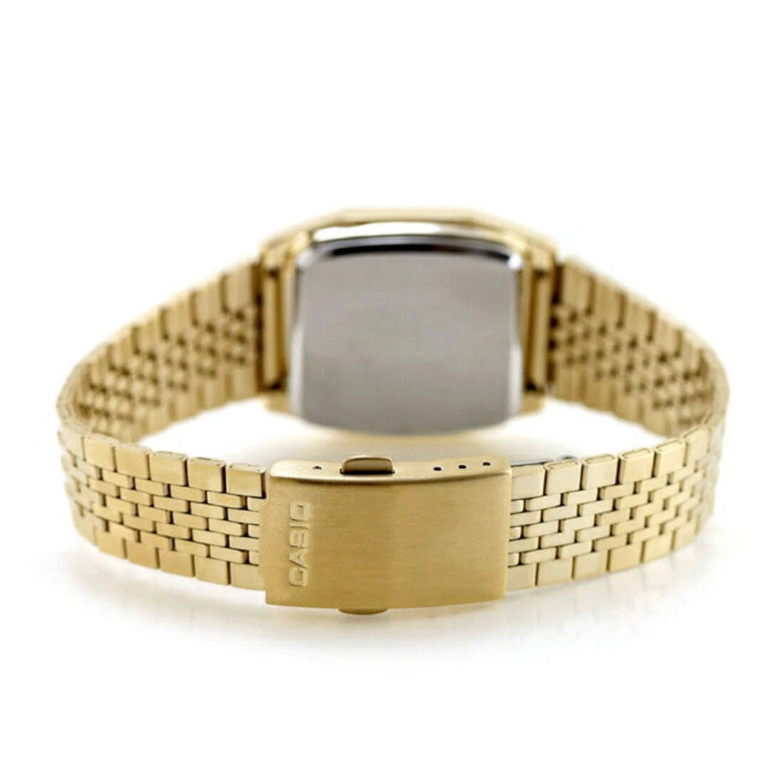 Casio Vintage A1100G-5DF Unisex Gold Stainless Steel Digital Watch