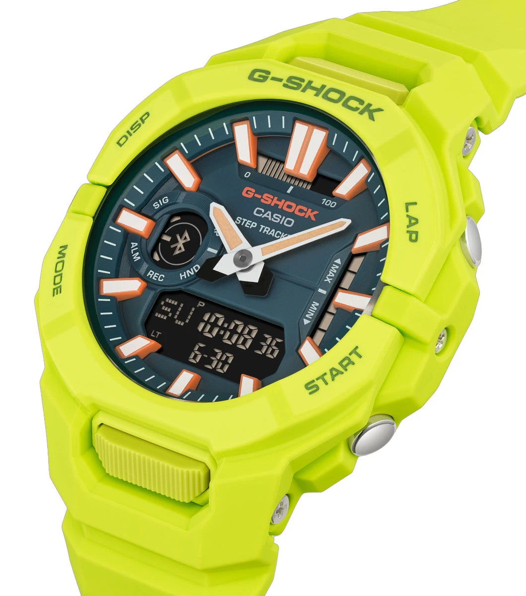 G-SHOCK G-SQUAD GBA-950-9A3DR Yellow Bluetooth Fitness Watch