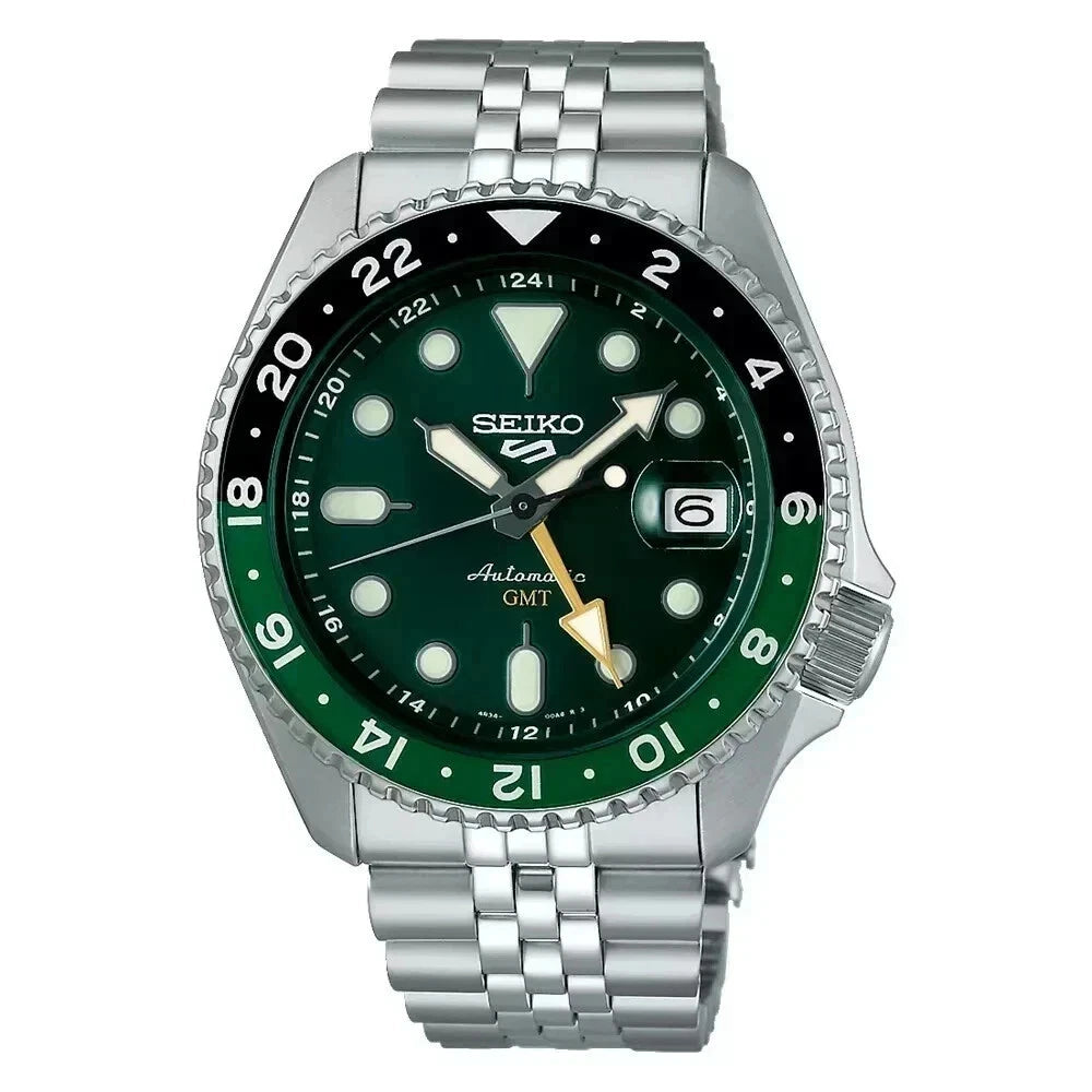 Seiko 5 Sports GMT SSK035K1 Green Automatic Watch