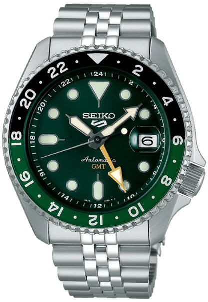 Seiko 5 Sports GMT SSK035K1 Green Automatic Watch