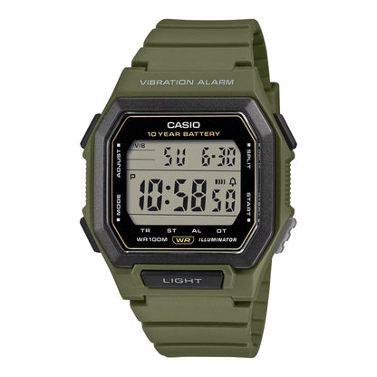 Casio W-738H-3AVDF Digital Sports Watch – Olive Green