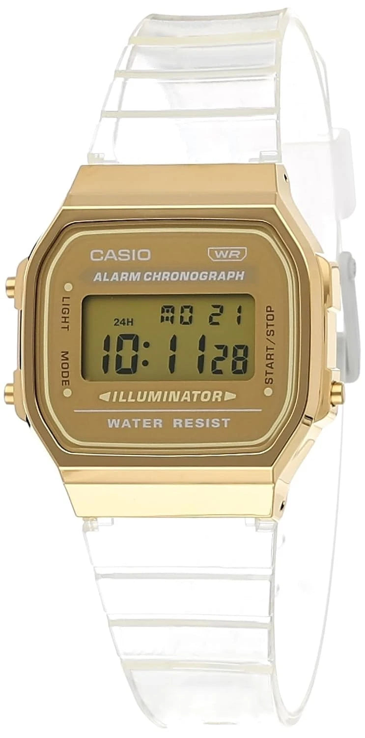 Casio Vintage Gold Digital Watch A168XESG-9ADF