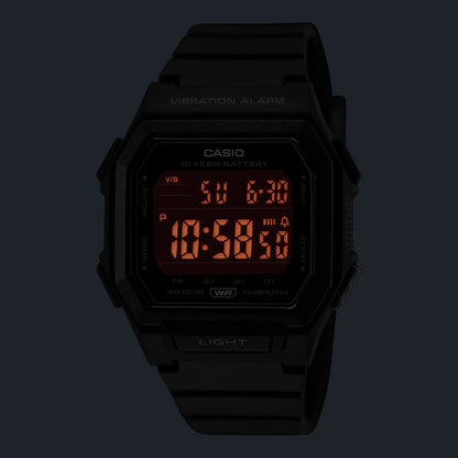 Casio W-738H-1BVDF Digital Sports Watch – Full Black