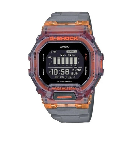 Casio G-SHOCK GBD-200SM-1A5DR G-SQUAD Fitness Smart Watch | Bluetooth | Step Tracker | 200M Water Resistant