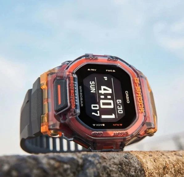 Casio G-SHOCK GBD-200SM-1A5DR G-SQUAD Fitness Smart Watch | Bluetooth | Step Tracker | 200M Water Resistant