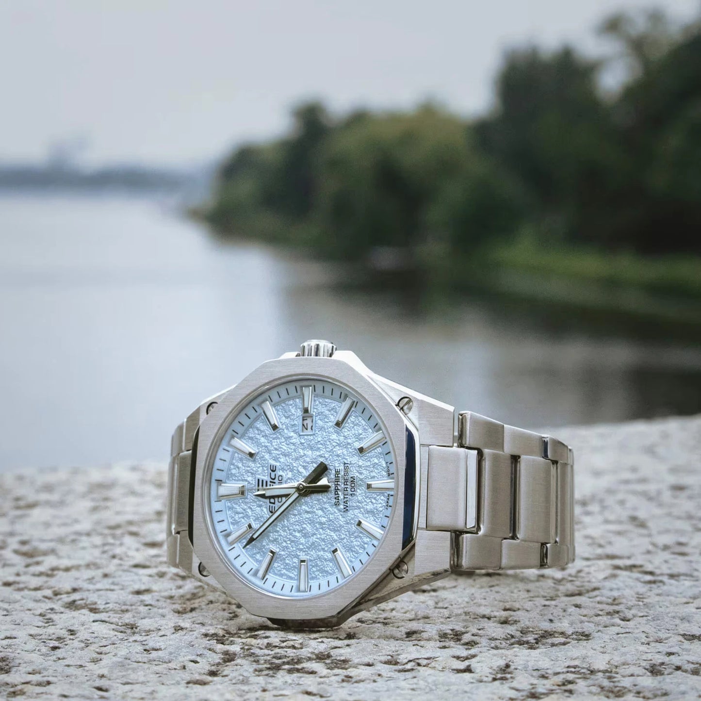Casio Edifice EFR-S108DE-8AVUDF Grey Dial Sapphire Watch