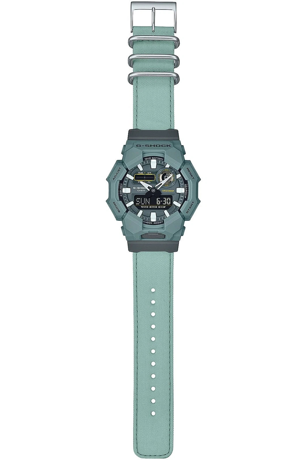 Casio G-SHOCK GA-010CE-2ADR Analog-Digital Watch | Blue Bio-Based Resin | Carbon Core Guard | 200M Water Resistant
