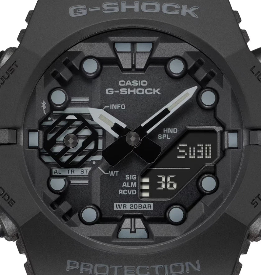 Casio G-SHOCK GA-B001-1ADR Bluetooth Analog-Digital Watch | Carbon Core Guard | 200M Water Resistant