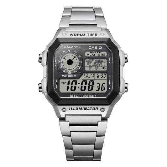 Casio AE-1200WHD-1AV World Time Digital Watch
