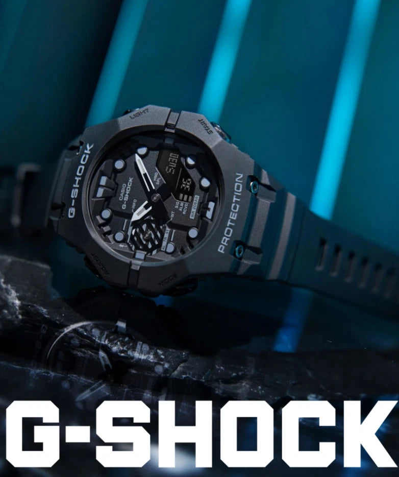 Casio G-SHOCK GA-B001-1ADR Bluetooth Analog-Digital Watch | Carbon Core Guard | 200M Water Resistant