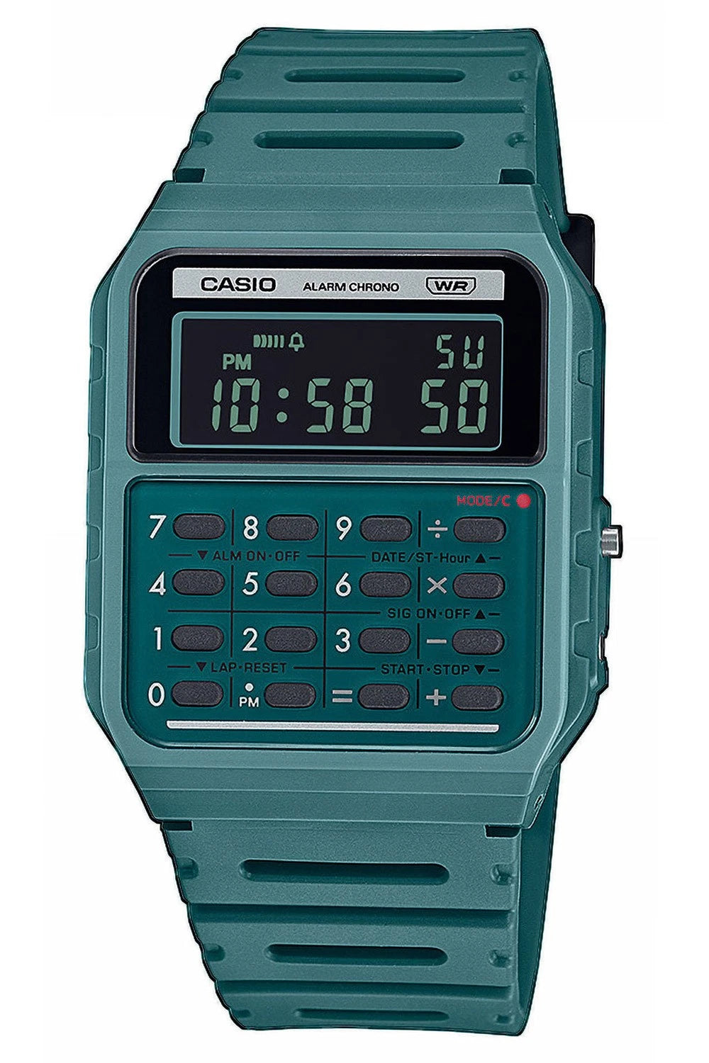 Casio Vintage CA-53WB-3B Unisex Green Calculator Digital Watch