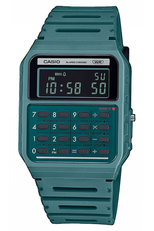 Casio Vintage CA-53WB-3B Unisex Green Calculator Digital Watch