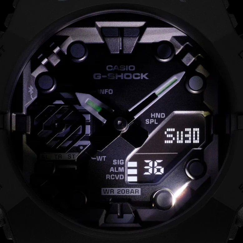 Casio G-SHOCK GA-B001-1ADR Bluetooth Analog-Digital Watch | Carbon Core Guard | 200M Water Resistant