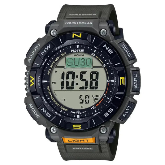 Casio Pro Trek PRG-340-1DR Tough Solar Triple Sensor Watch