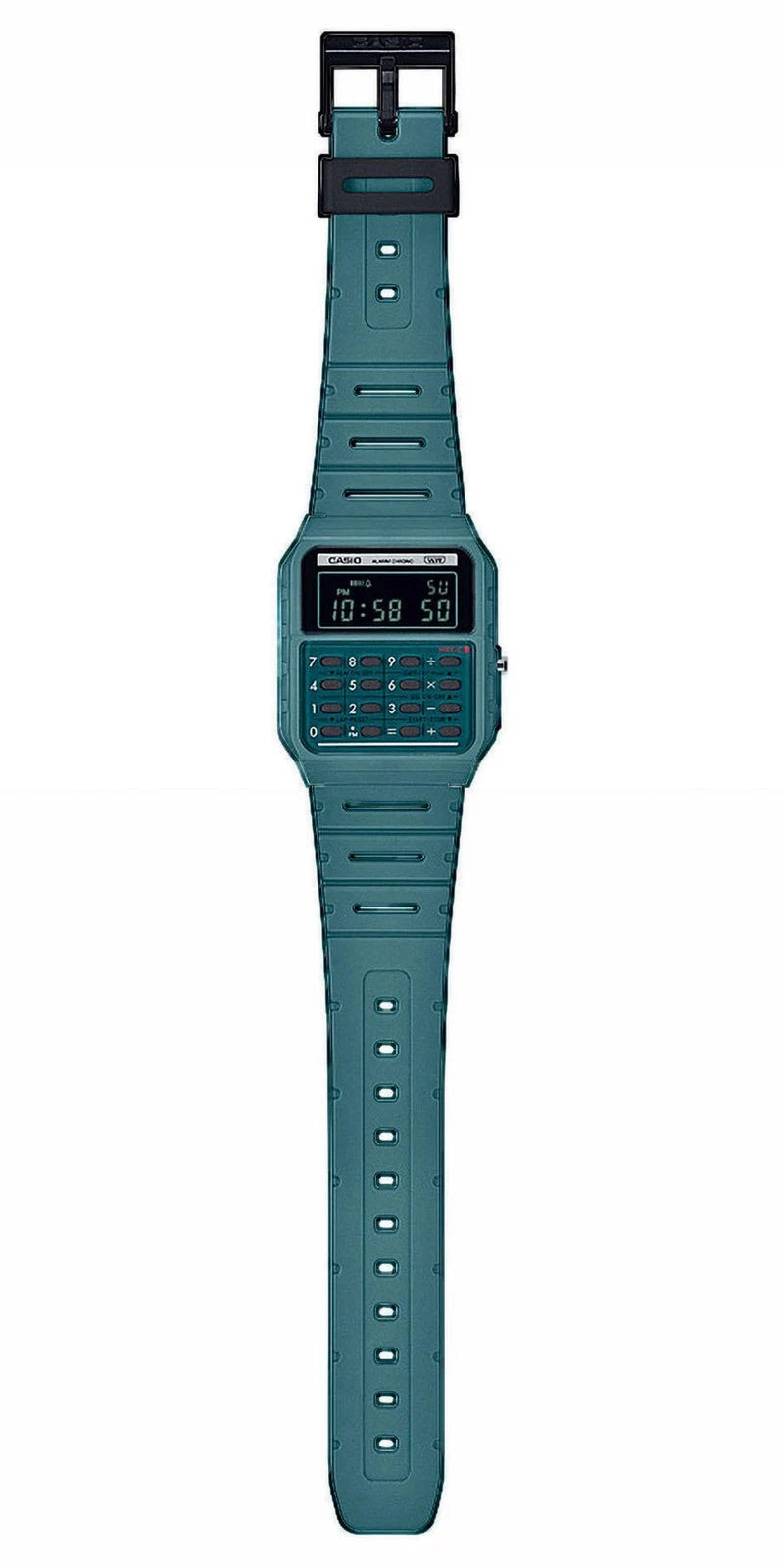 Casio Vintage CA-53WB-3B Unisex Green Calculator Digital Watch