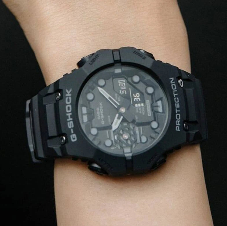 Casio G-SHOCK GA-B001-1ADR Bluetooth Analog-Digital Watch | Carbon Core Guard | 200M Water Resistant