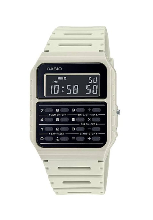Casio Vintage CA-53WB-8BDF Unisex Ivory Calculator Digital Watch