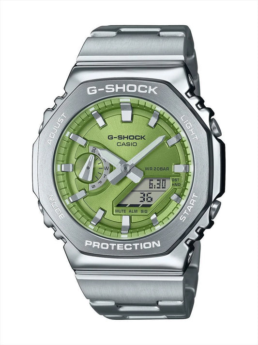 G-SHOCK GM-2110D-3ADR G-STEEL Green Dial Watch