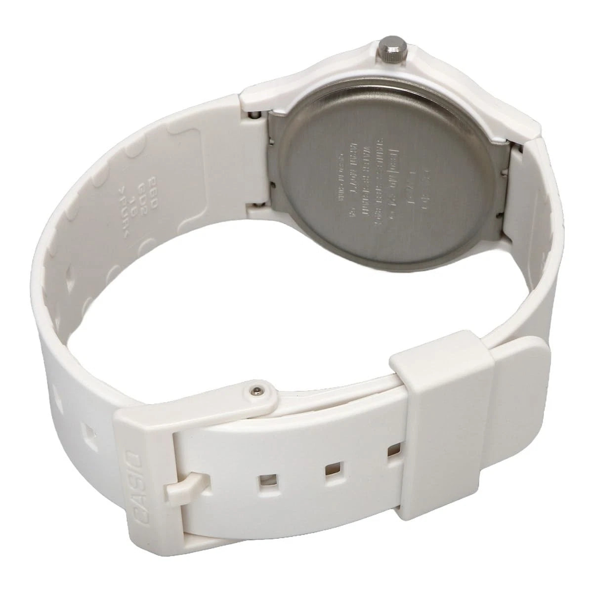 Casio MQ-24B-7B Unisex Classic Analog Watch White Dial Black Resin Strap