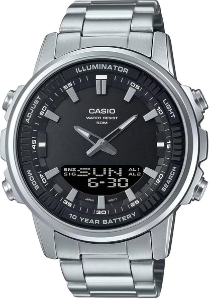 Casio AMW-880D-1AVDF Analog-Digital Black Dial Watch