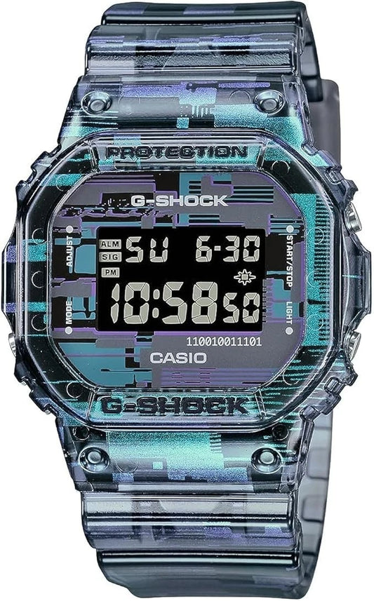 Casio G-SHOCK DW-5600NN-1DR Digital Glitch Black Watch | Limited Design | 200M Water Resistant
